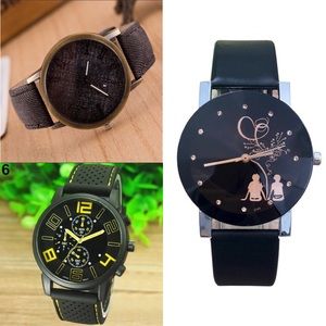 3 quartz watches